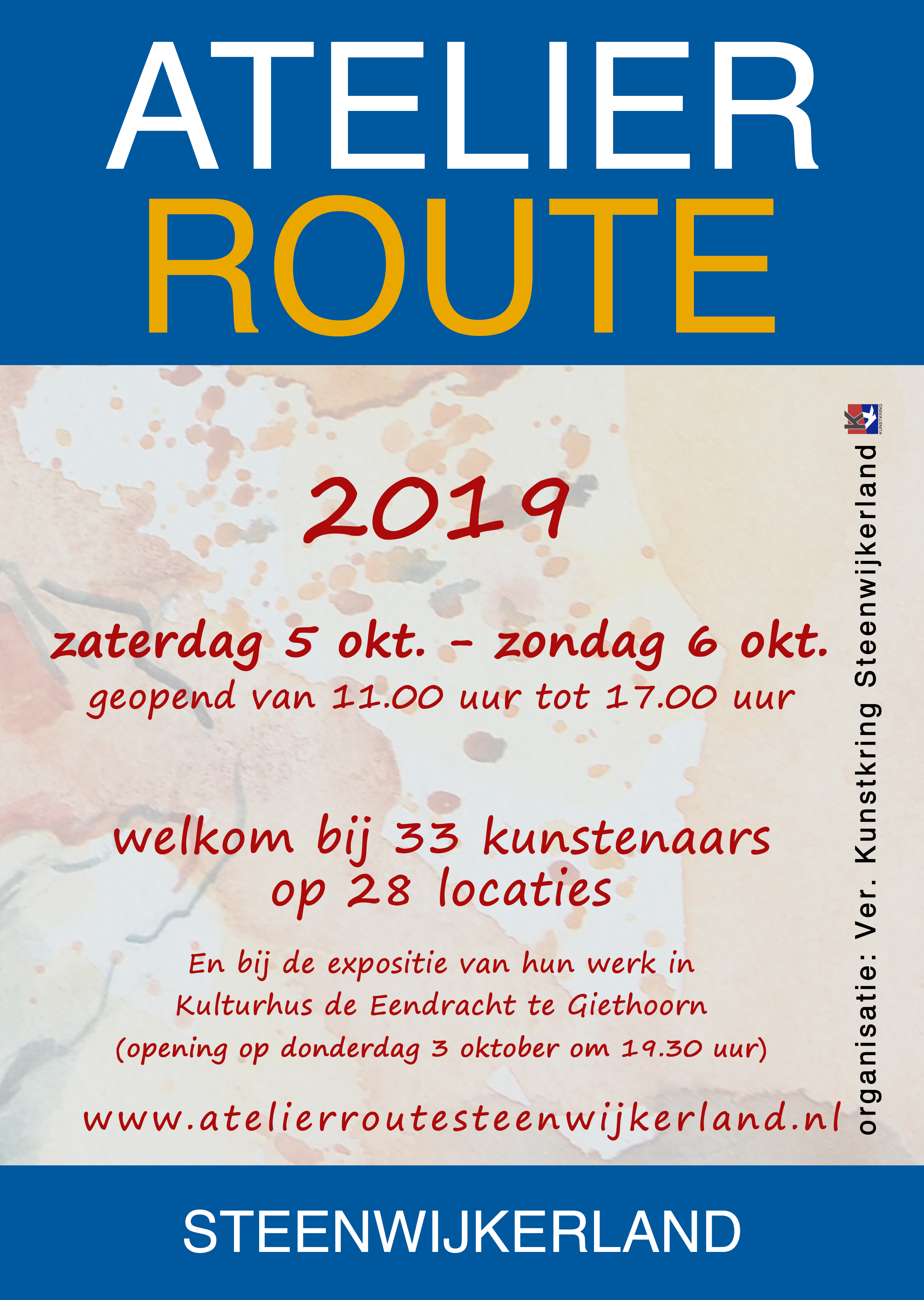 Atelierroute 2019 poster